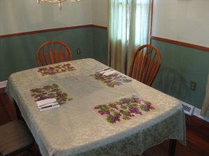 Congratulations, you have a dining room!