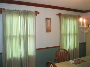 Curtains are up too!