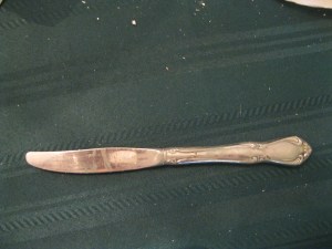 Essential tool. For opening paint cans, banging them shut, and scraping paint which ran past its borders.