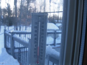 Oh, it's well below zero.